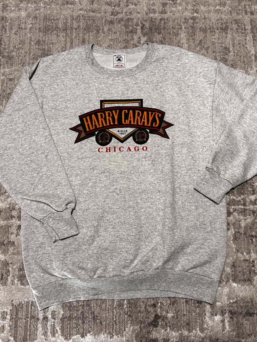 Vintage 90s Harry Caray’s Chicago Graphic Crewneck Sweatshirt Size XXL 2XL NWOT